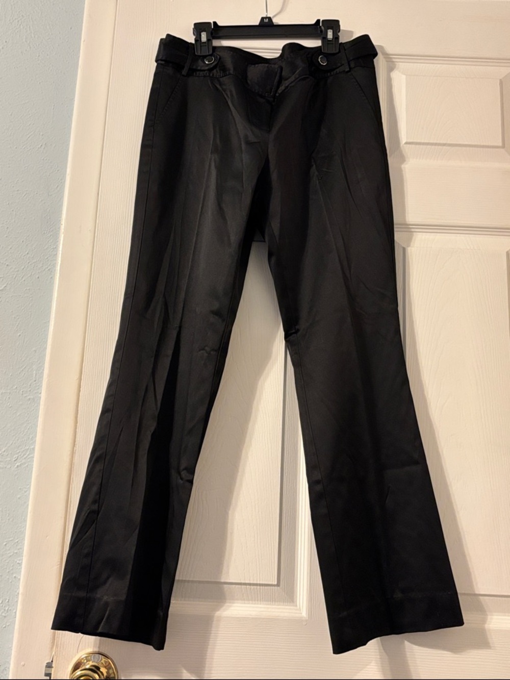 Tracy Evans Black Straight-Leg Dress Pants size 9